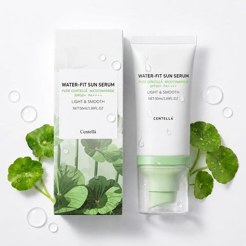 Centella Water-Fit Sun Serum SPF50+ PA++++, 50ml - Personal Care