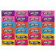 Variety Pack Candy Now and Later - 24 Pack, 4 Each of Grape, Watermelon, Blue Raspberry, Tropical Punch, Cherry, Banana, Individually Wrapped, 0.93 oz, Long-Lasting Chewy Treats
