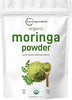 Micro Ingredients Organic Moringa Oleifera Leaf Powder, 2 Pound | Rich in Antioxidants & Immune Vitamins | Pure Leaves Without Stems | Great Superfoods for Tea or Drink | India Grown, Vegan