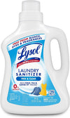 Lysol Laundry Sanitizer Liquid, Detergent Additive, Free & Clear, 90oz