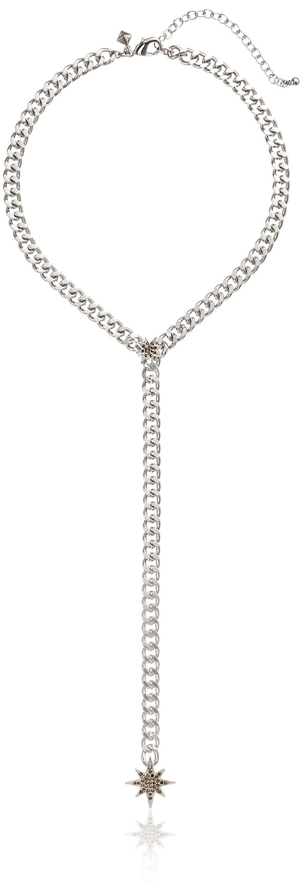 Rebecca Minkoff Stargazing Chain Silver Y-Shaped Necklace