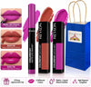 BIG TOP DEALS USA Lipstick Set, Assorted, Matte and Liquid Finish, Brightening, 3 Piece - Image 3