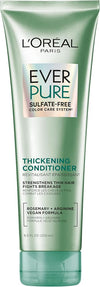 L'Oreal Paris Thickening Sulfate Free Conditioner, Thickens + Strengthens Thin, Fragile Hair, Hair Care with Rosemary Leaf, EverPure, 8.5 Fl Oz (Packaging May Vary)