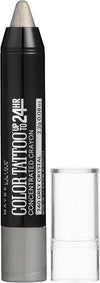 Maybelline New York Eyestudio ColorTattoo Concentrated Crayon,740 Grey Crystal, 0.08 oz.