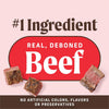 Merrick Power Bites Real Beef Natural Grain Free Dog Treats 6 oz Pouch - Image 3