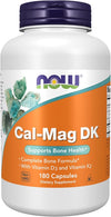 NOW Supplements, Cal-Mag DK with Vitamins D3 & K2, 180 Caps