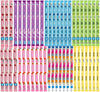 Strawberry, Banana, Grape, Blue Raspberry, Mystery Swirl, Cherry, Sour Apple - 7 Ropes Eac - Image 1