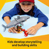 LEGO Creator 3 in 1 Fierce Shark with a Treasure Chest 31381 - Image 4