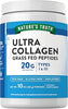 Nature's Truth Collagen Peptides Powder Unflavored | Grass Fed, Type 1 & 3