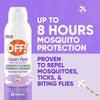 OFF! Clean Feel Picaridin Insect & Mosquito Repellent Bug Spray, 5 oz, 2 pk - Image 2