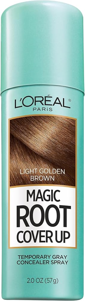 L'Oreal Paris Magic Root Gray Hair Cover Up, Light Golden Brown, 2 oz - Personal Care