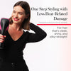 REVLON One-Step Straightening Brush Hair Dryer and Styler - Image 4
