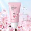 Japanese Sakura Sunscreen Cream, SPF 50 Moisturization Suncream, Lightweight Texture, Non- - Image 2