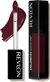 REVLON ColorStay Satin Ink Crown Jewels Liquid Lipstick, Longlasting & Waterproof Lipcolor, Moisturizing Creamy Formula Infused with Black Currant Seed Oil, 035 Reigning Red, 0.17 fl oz. - Lip Makeup - Beauty