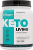 NaturesPlus KetoLiving Natural Collagen, Unflavored - 1.36 lb Tub - Ketogenic Protein Powder - Supports Immune & Gut Health, Joint Mobility & Hair, Skin & Nails - Gluten-Free, Non-GMO - 28 Servings