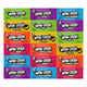 Variety Pack Candy Now and Later, 18 Individually Wrapped Pieces, 6 Assorted Flavors Including Apple, Banana, Tropical Punch, Cherry, Blue Raspberry, and Grape