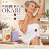 Okari Persimmon Soap for Body Odor, Persimmon Tannin Deodorizing Soap Bar with Lavender Sc - Image 4