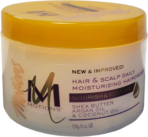 Motions Hair & Scalp Daily Moisturizing Hairdressing 6 oz. (Pack of 2)