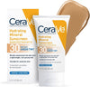 Cerave Tinted Sunscreen for Face, Mineral SPF 30 Moisturizer, Medium, 1.7oz - Personal Car - Image 1