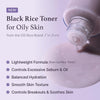 I'M [I'm From] Miniature of Black Rice Toner for Oily Skin, Sebum Control Toner, Lightweig - Image 4
