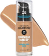 Revlon Liquid Foundation, ColorStay Face Makeup for Normal and Dry Skin, SPF 20, Longwear Medium-Full Coverage with Matte Finish, Oil Free, 220 Natural Beige, 1.0 Oz - Beauty - Cosmetics