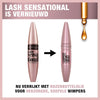 Maybelline Lash Sensational Washable Mascara, Lengthening and Volumizing for a Full Fan Ef - Image 4