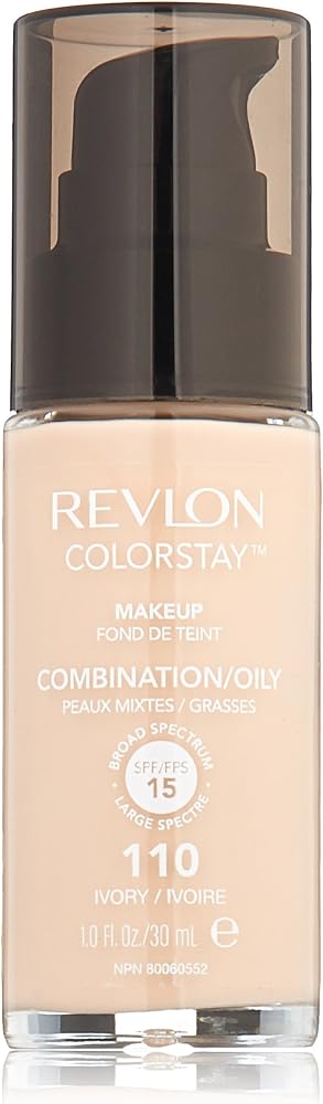 Revlon ColorStay Makeup with SoftFlex SPF6 Combination/Oily Skin 110 Ivory, 1 Ounce