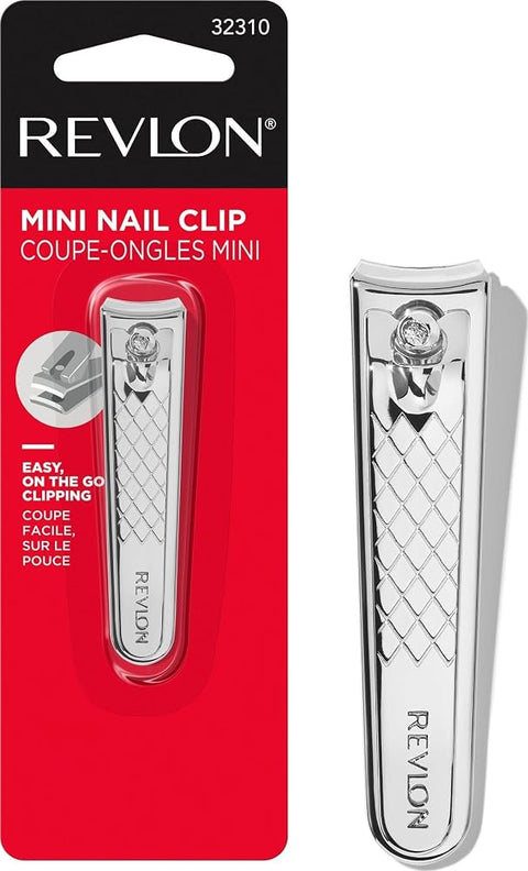 Revlon Compact Nail Clipper, Silver, 1 Count - Personal Care