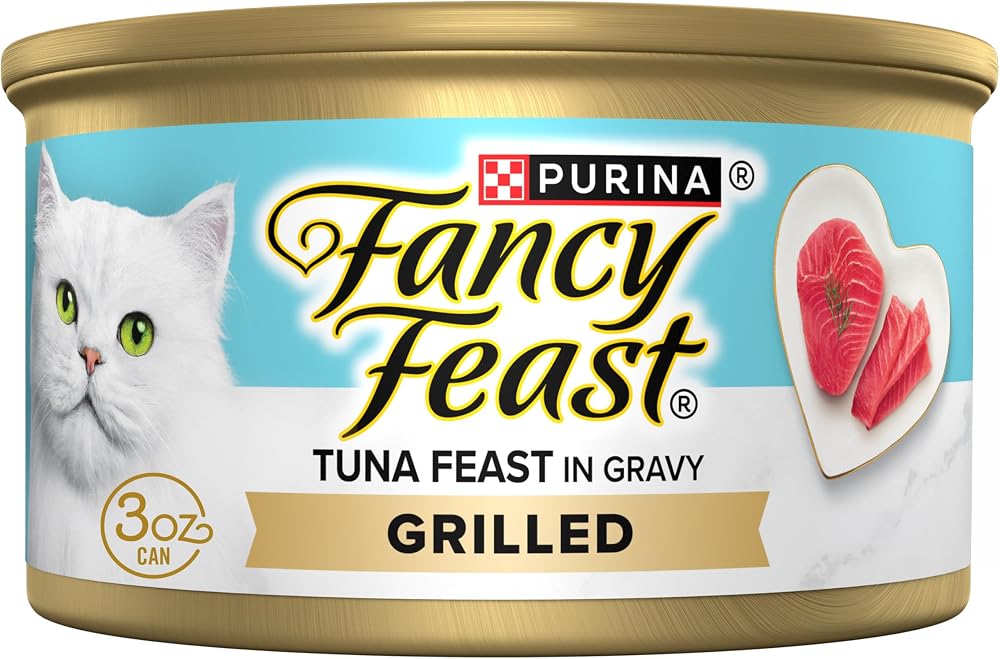 Purina Fancy Feast Grilled Tuna Feast Wet Cat Food in Gravy (24) 3oz Cans