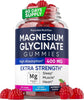 Magnesium Glycinate 400mg Gummies - Relax & Sleep, Men & Women, Raspberry