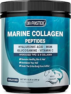 Marine Collagen Peptides Powder, Multi Types I & III, 35 Servings