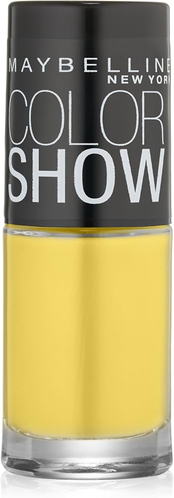 Maybelline New York Color Show Nail Lacquer, Fierce 'N Tangy, 0.23 Fluid Ounce
