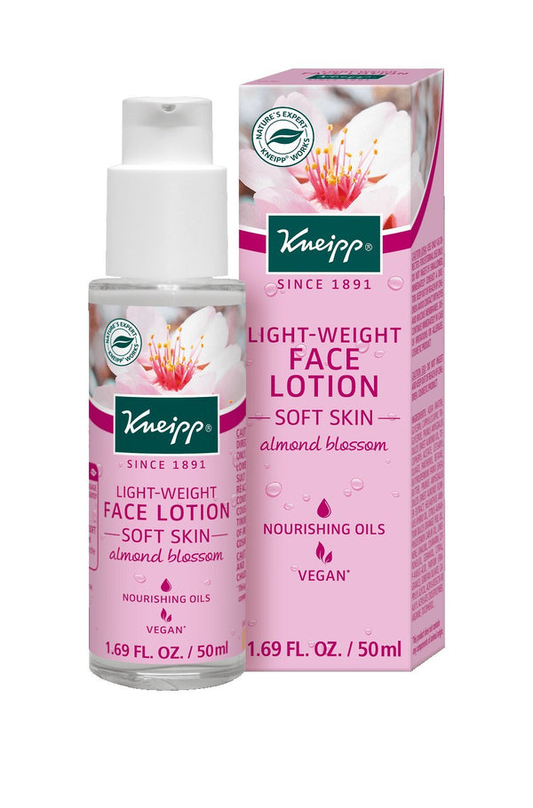 Kneipp Lightweight Face Lotion, Almond Blossom, 1.69 fl. Oz.