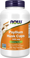 NOW Supplements, Psyllium Husk Caps 500mg, Intestinal Health*, 200 Veg Caps