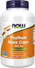 NOW Supplements, Psyllium Husk Caps 500mg, Intestinal Health*, 200 Veg Caps - Image 1