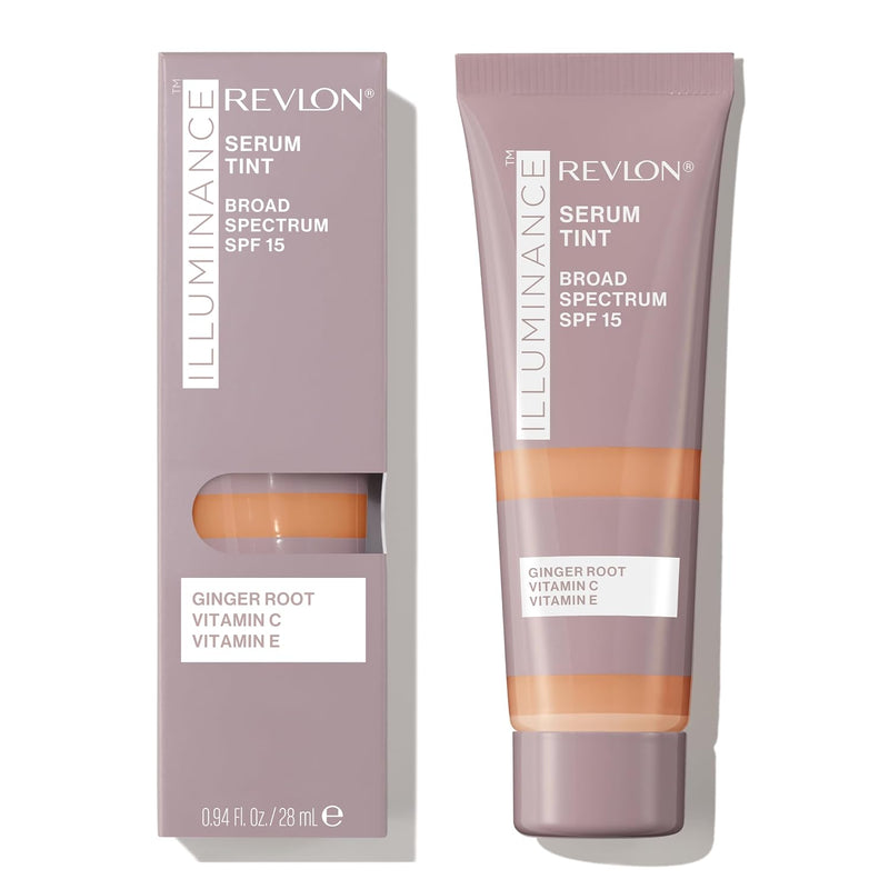 Revlon Illuminance Tinted Serum, Triple Hyaluronic Acid, Evens Out Skin Tone Over Time - Light Warm (0.94 Fl Oz)