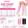 Moret Kids Girls' Ballet and Dance 2-Pack Soft Ribbed Knit Legwarmers - Combination Pack ( - Image 2