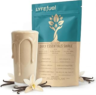 Plant Protein Powder & Meal Replacement Shake, Vegan, Vanilla Chai