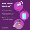MiraLAX Laxative Powder, Gentle Constipation Relief For Adults, Stool Softener With Peg 33 - Image 4