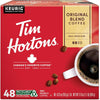 Tim Hortons Original Blend, Genuine Medium Roast Coffee, Single-Serve K-Cup Pods, 48ct