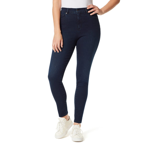 Gloria Vanderbilt Women's Amanda Classic High Rise Tapered Jean, Cerulean Tide, 4