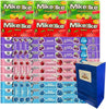 Big Top Deals USA 5.25x3.2x8 Blue Paper Bag with 15ct Candy Mix – Mike and Ike Cherry & Or - Image 1