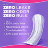 Always Discreet Adult Incontinence Pads for Women, Drier, 4 Drop Long Length, Moderate Abs - Image 3