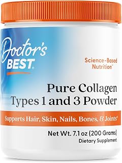 Doctor's Best Pure Collagen Powder, for Women & Men, 7.1 oz