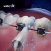 Waterpik Whitening Water Flosser Replacement Tip, Orthodontic, White & Black, 2 Count - Image 4