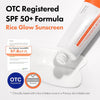 Tosowoong Rice Glow Sunscreen SPF50+ Broad Spectrum for Face, No White Cast - Personal Car - Image 5
