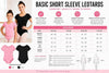 Moret Kids Girls' Ballet and Dance 2-Pack Short Sleeve Leotard - Combination Pack (Black & - Image 5