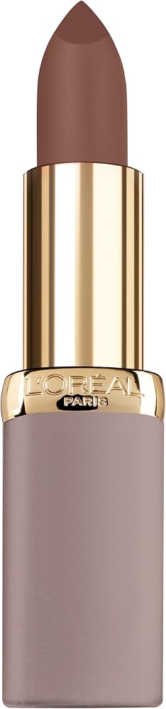 L'Oreal Paris Cosmetics Colour Riche Ultra Matte Highly Pigmented Nude Lipstick, Cutting Edge Cork, 0.13 Ounce - Personal Care