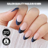 ohora Semi Cured Gel Nail Strips | Green, Gold, 3D Marble | N Puffy Bloom - Image 2