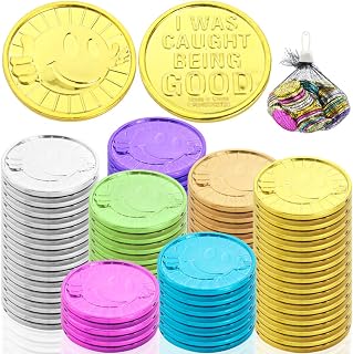 100 Pcs Caught Being Good Coins Bulk Tokens for Classroom Behavior Reward